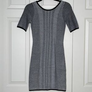 Guess Allison Shadow Bodycon Knit Dress - Small